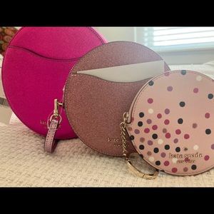 Kate Spade Cindi Triple Crossbody Set, Pink Multi